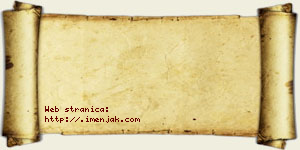 Una Stajkić vizit kartica